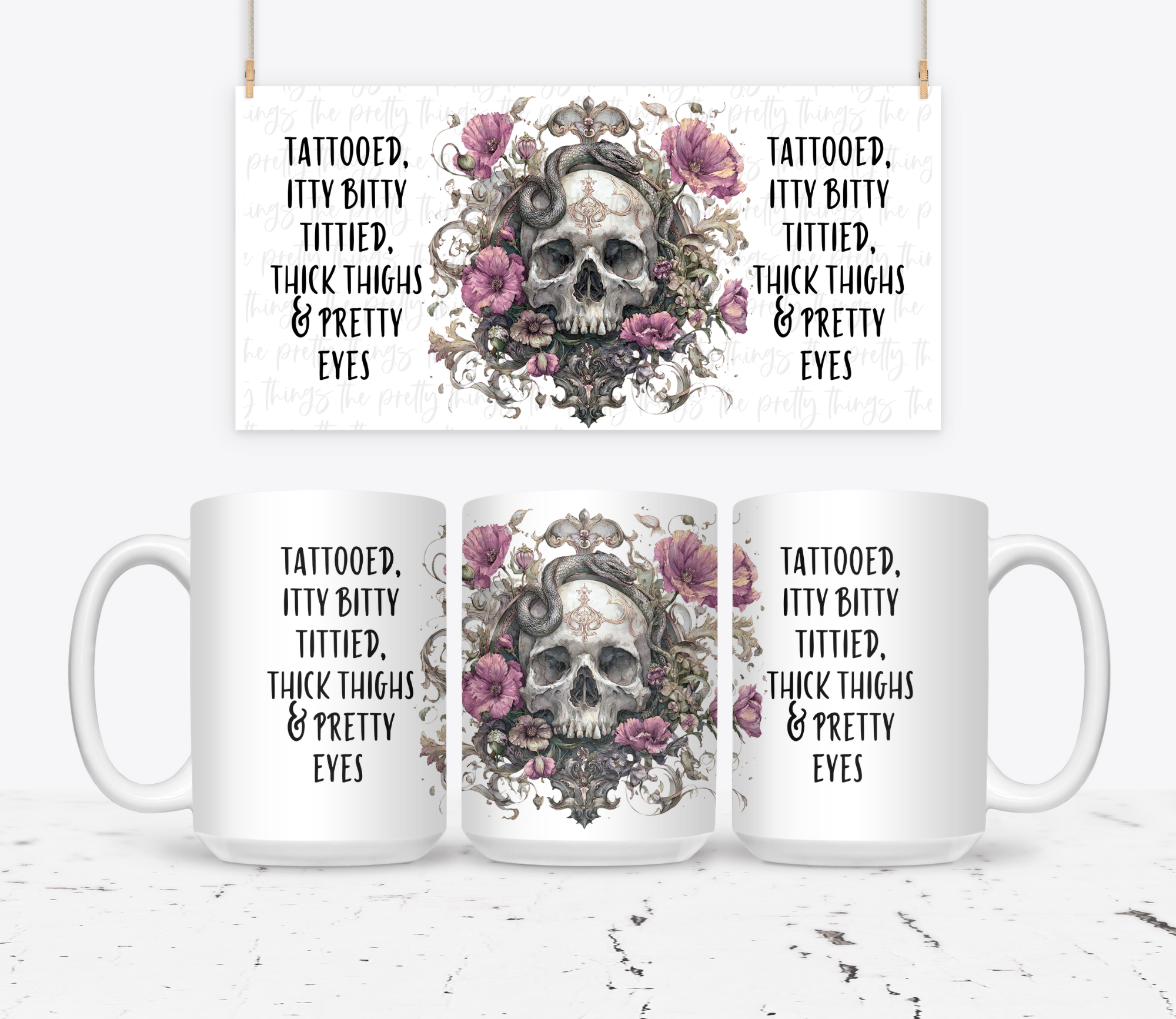 Tattooed, Itty Bitty Tittied, Thick Thighs & Pretty Eyes - The Pretty Things.ca