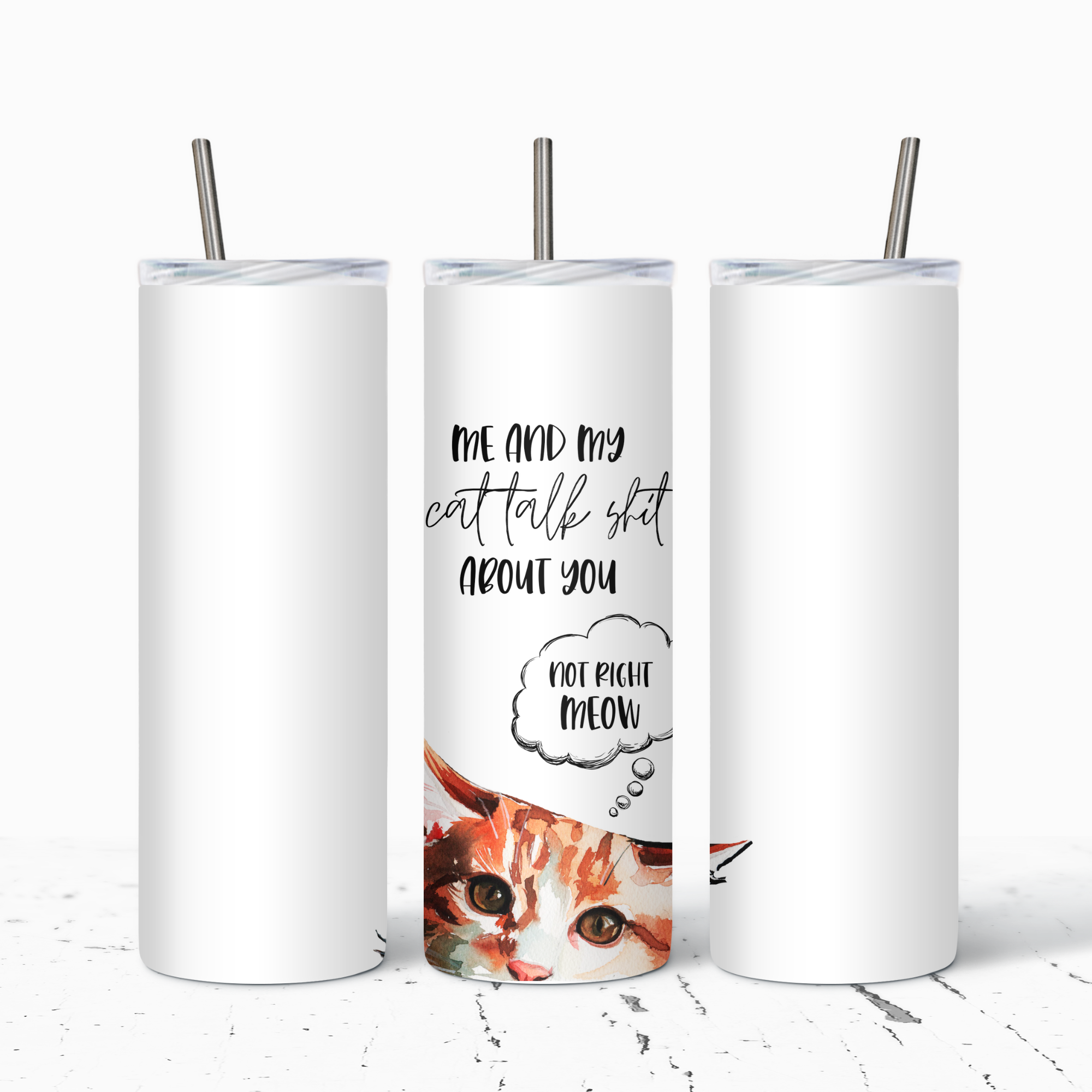 Me And My Cat Talk Shit About You (Orange Kitty) - The Pretty Things.ca