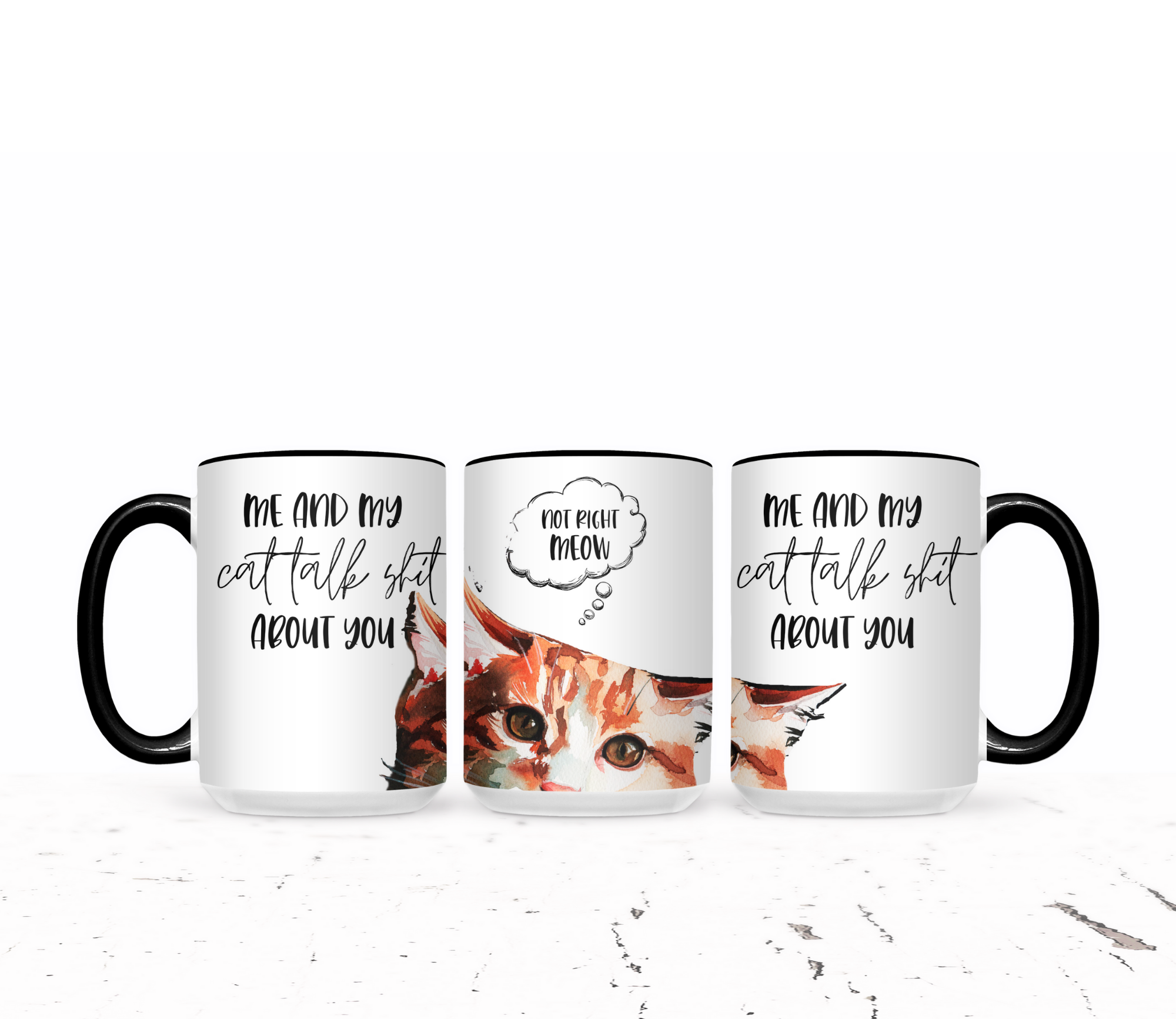 Me And My Cat Talk Shit About You (Orange Kitty) - The Pretty Things.ca