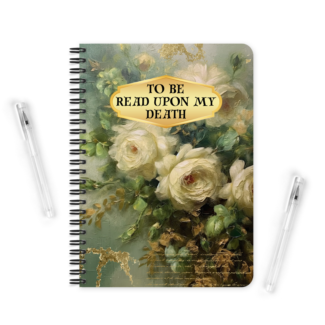 To Be Read Upon My Death | Notebook - The Pretty Things.ca