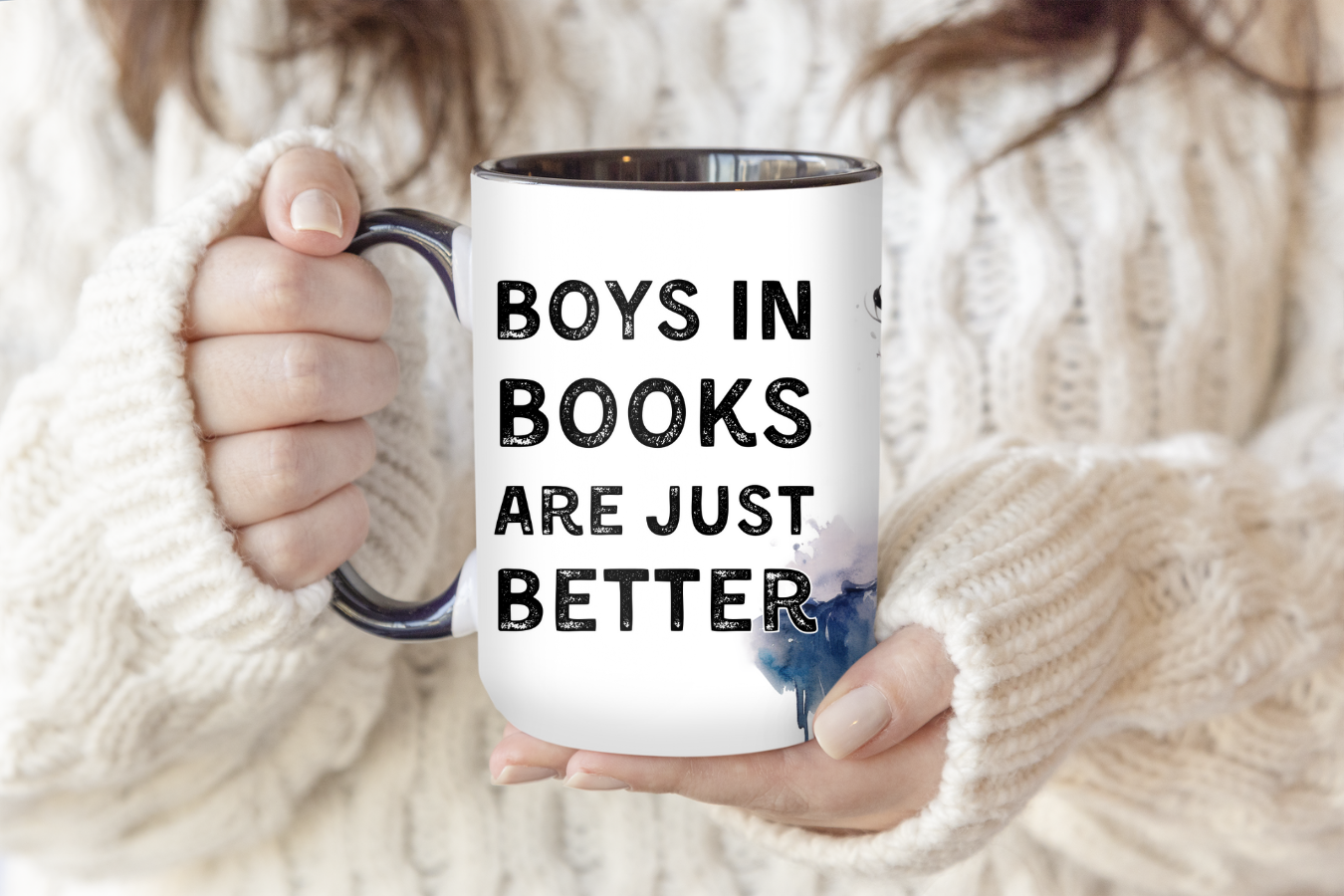 Boys In Books Are Just Better | Mug - The Pretty Things.ca