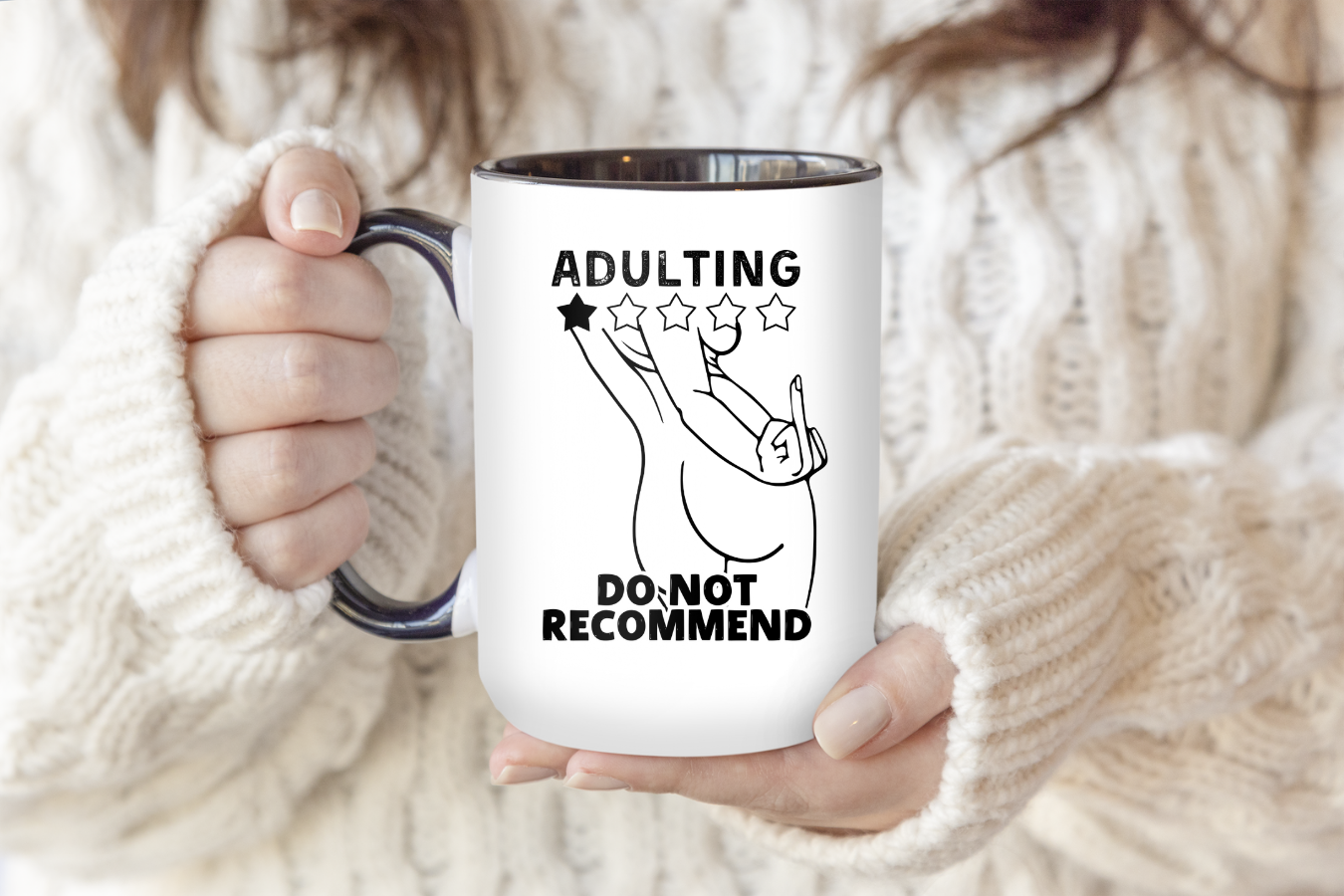 Adulting Do Not Recommend | Mug - The Pretty Things.ca