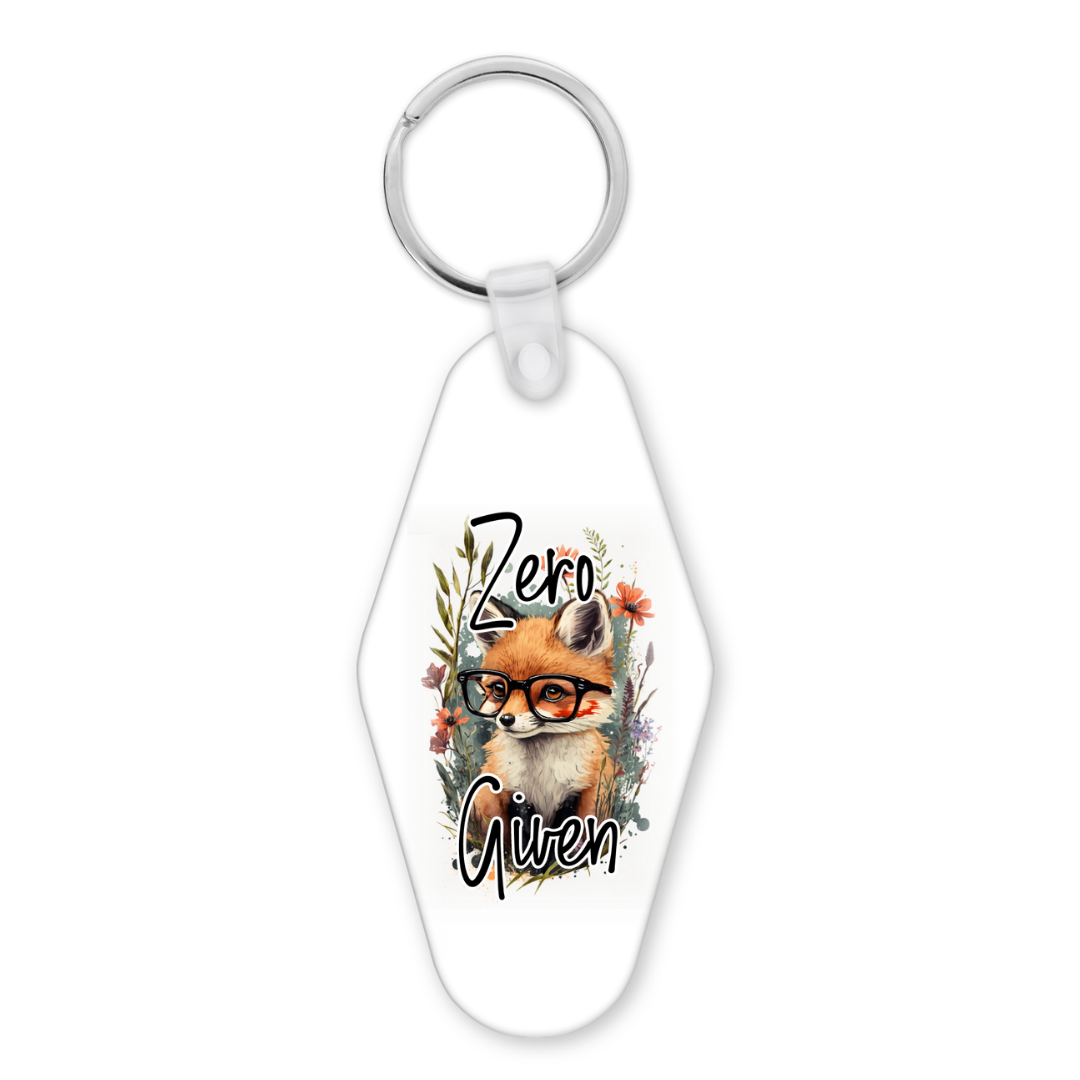 Zero Fox Given | Motel Keyring - The Pretty Things.ca
