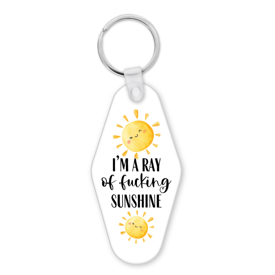 Ray Of Sunshine | Motel Keyring - The Pretty Things.ca