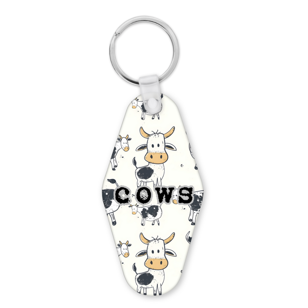 Cows | Motel Keyring - The Pretty Things.ca