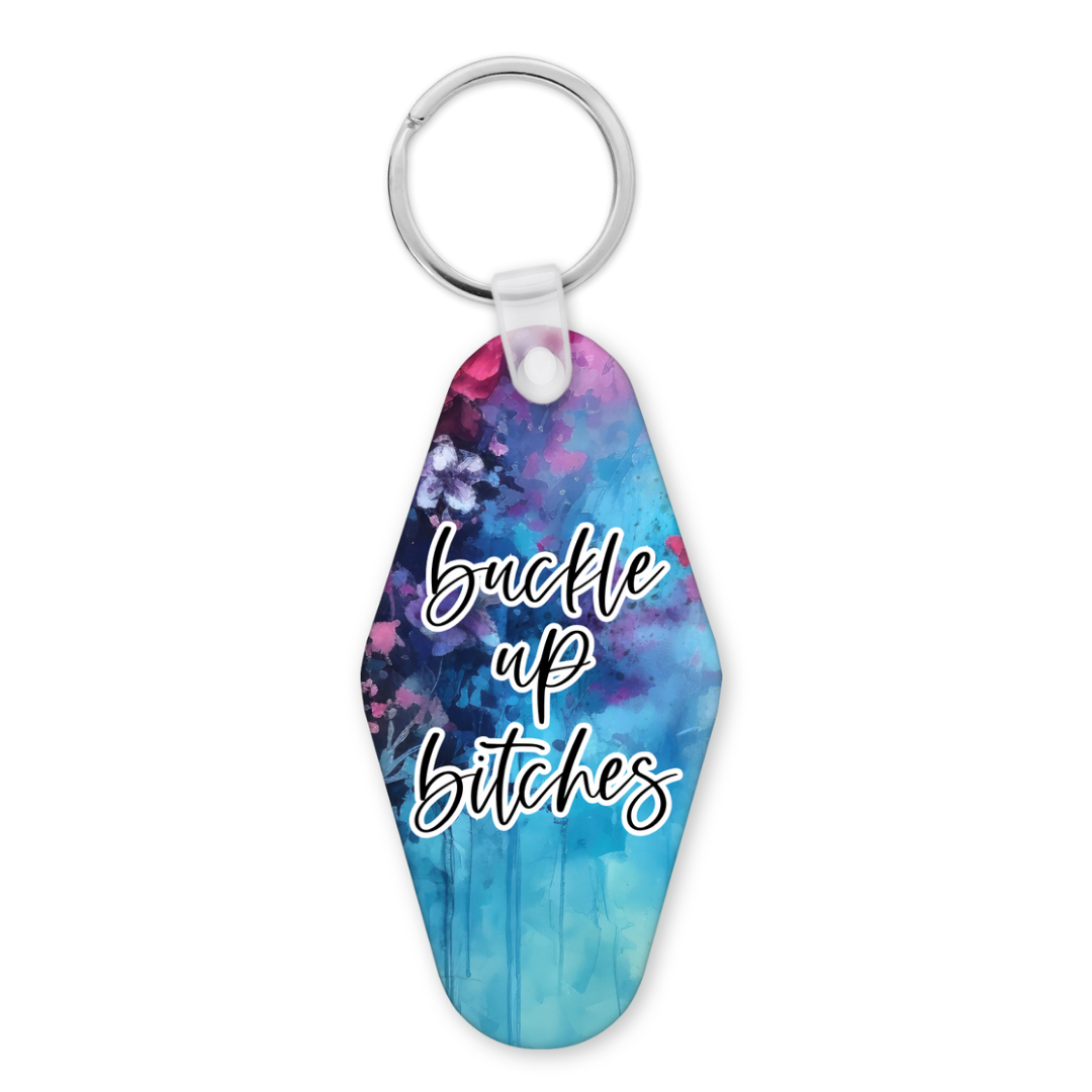 Buckle Up Bitches | Motel Keyring - The Pretty Things.ca