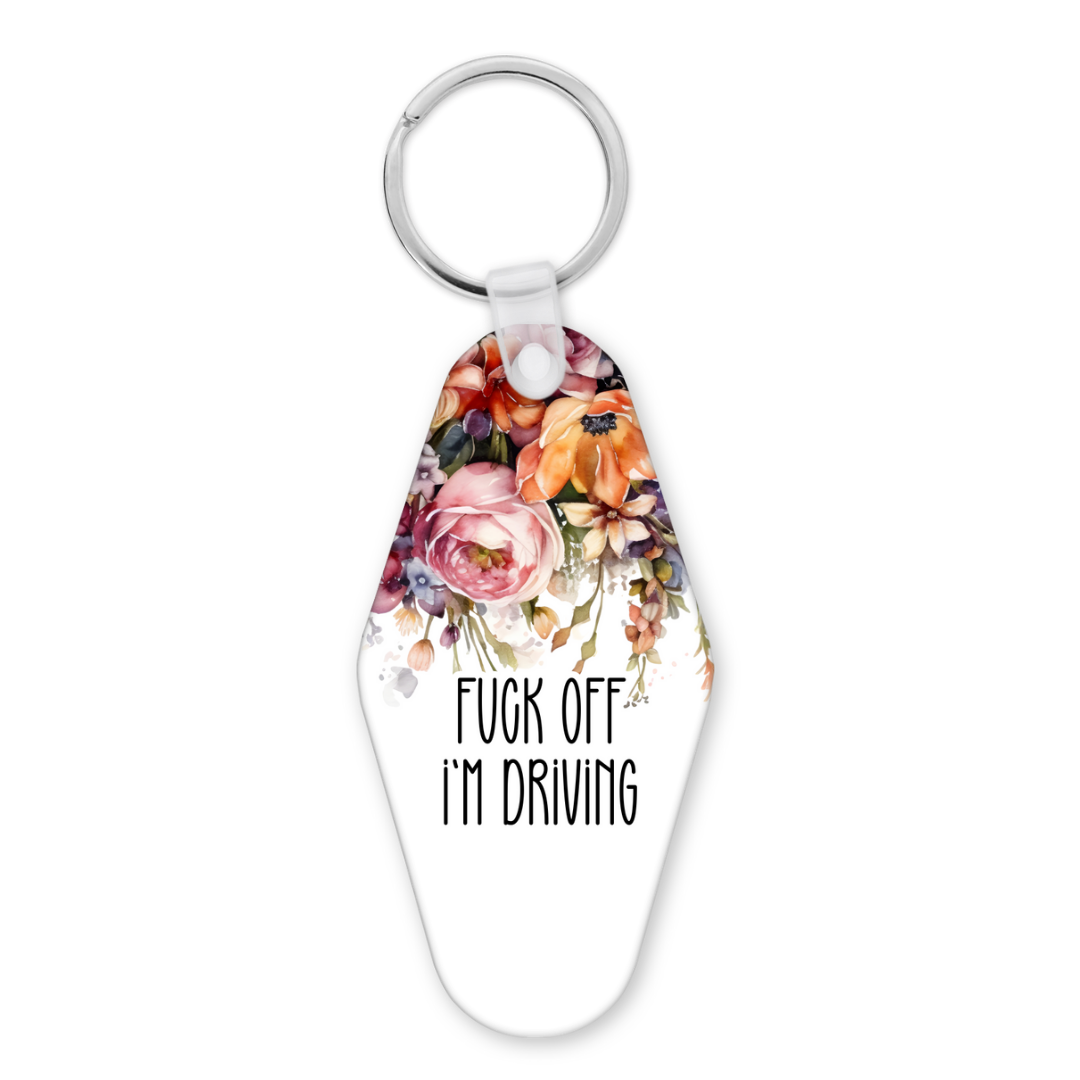 Fuck Off I'm Driving | Motel Keyring - The Pretty Things.ca