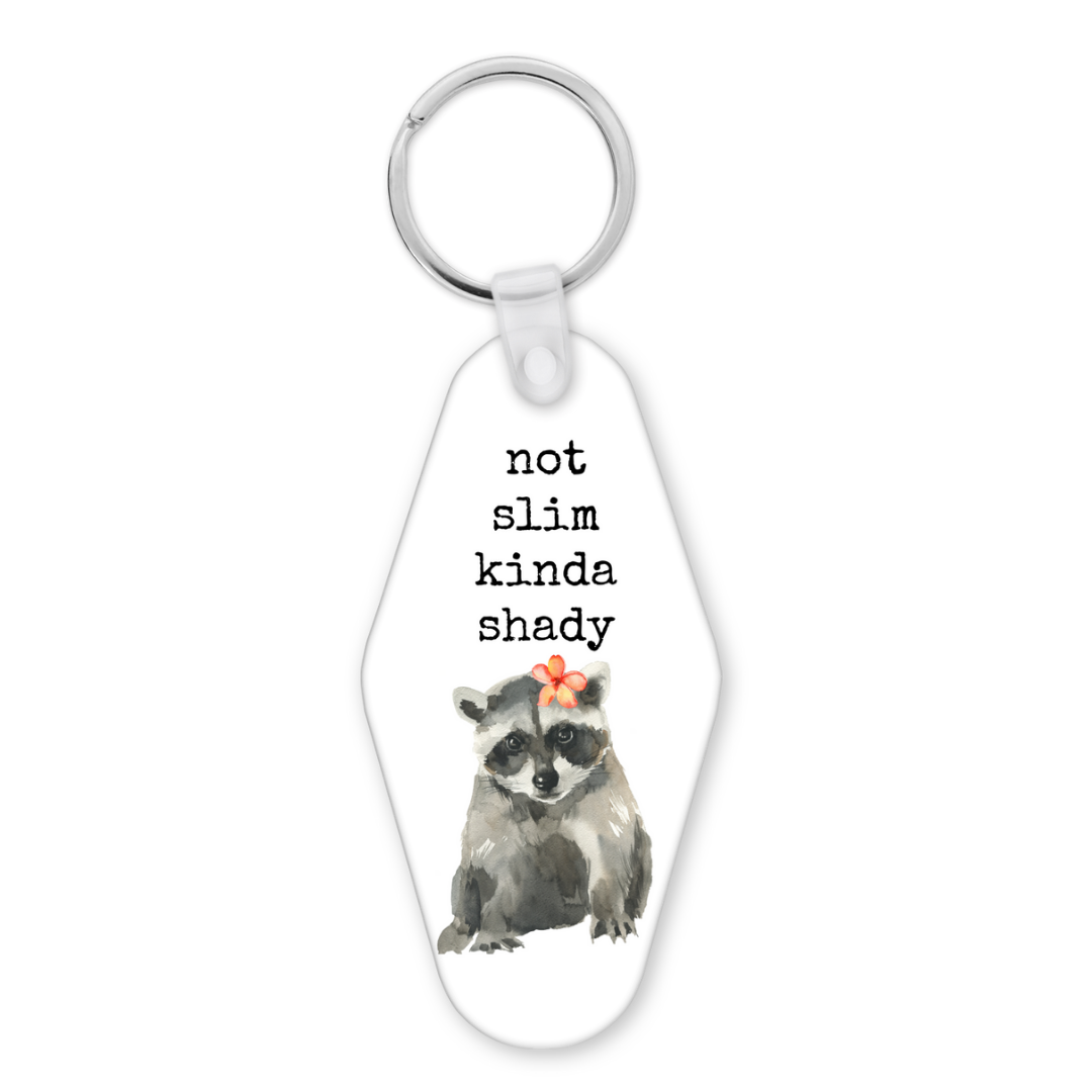 Not Slim Kinda Shady | Motel Keyring - The Pretty Things.ca