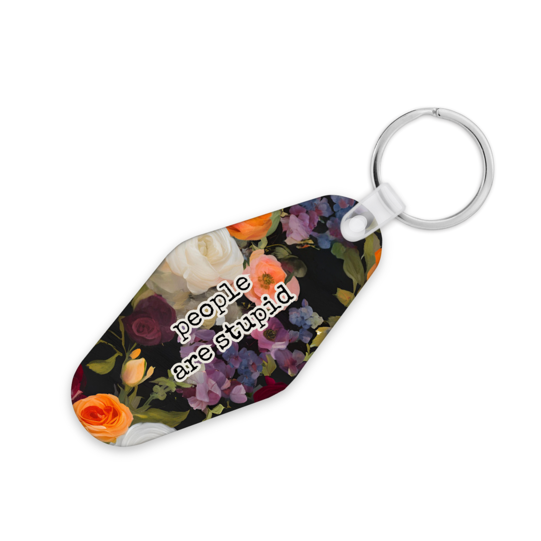 People Are Stupid | Motel Keyring - The Pretty Things.ca