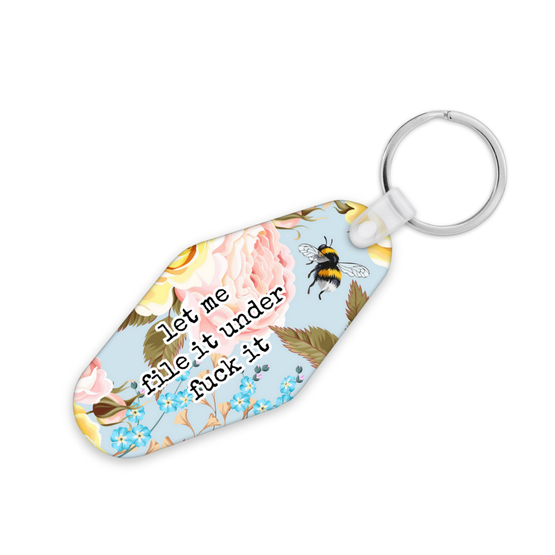 Let Me File It Under Fuck It | Motel Keyring - The Pretty Things.ca