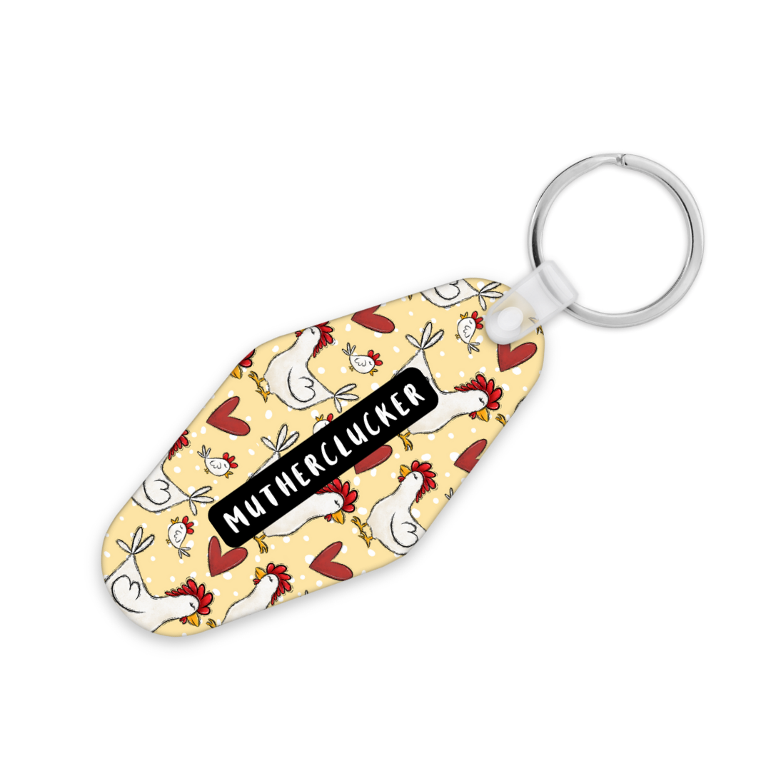 Mutherclucker | Motel Keyring - The Pretty Things.ca