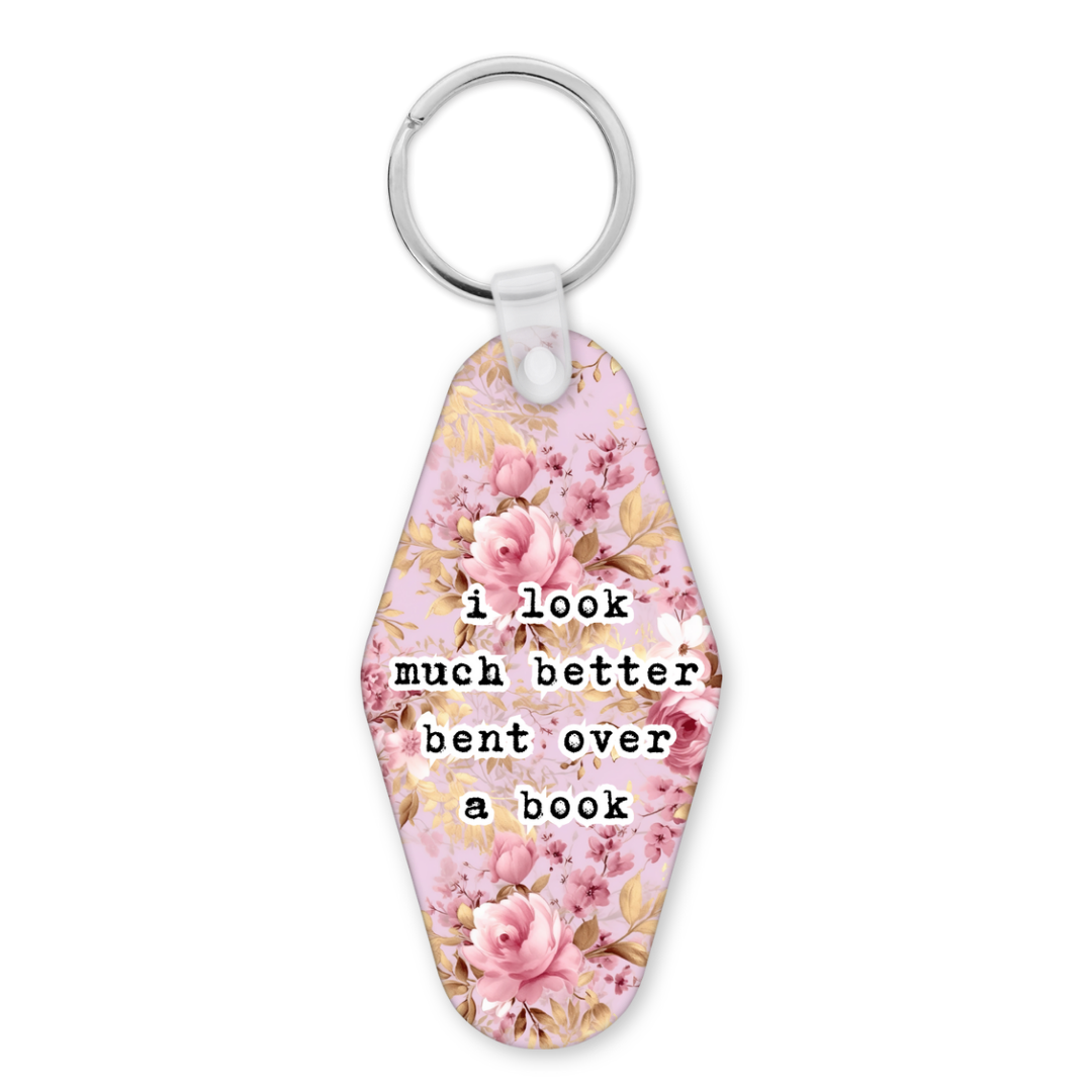 I Look Much Better Bent Over A Book | Motel Keyring - The Pretty Things.ca