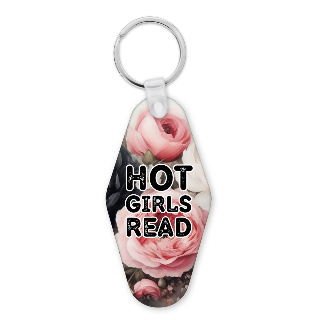 Hot Girls Read | Motel Keyring - The Pretty Things.ca