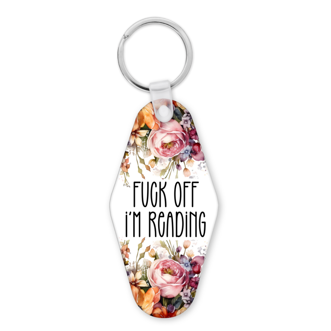 Fuck Off I'm Reading | Motel Keyring - The Pretty Things.ca
