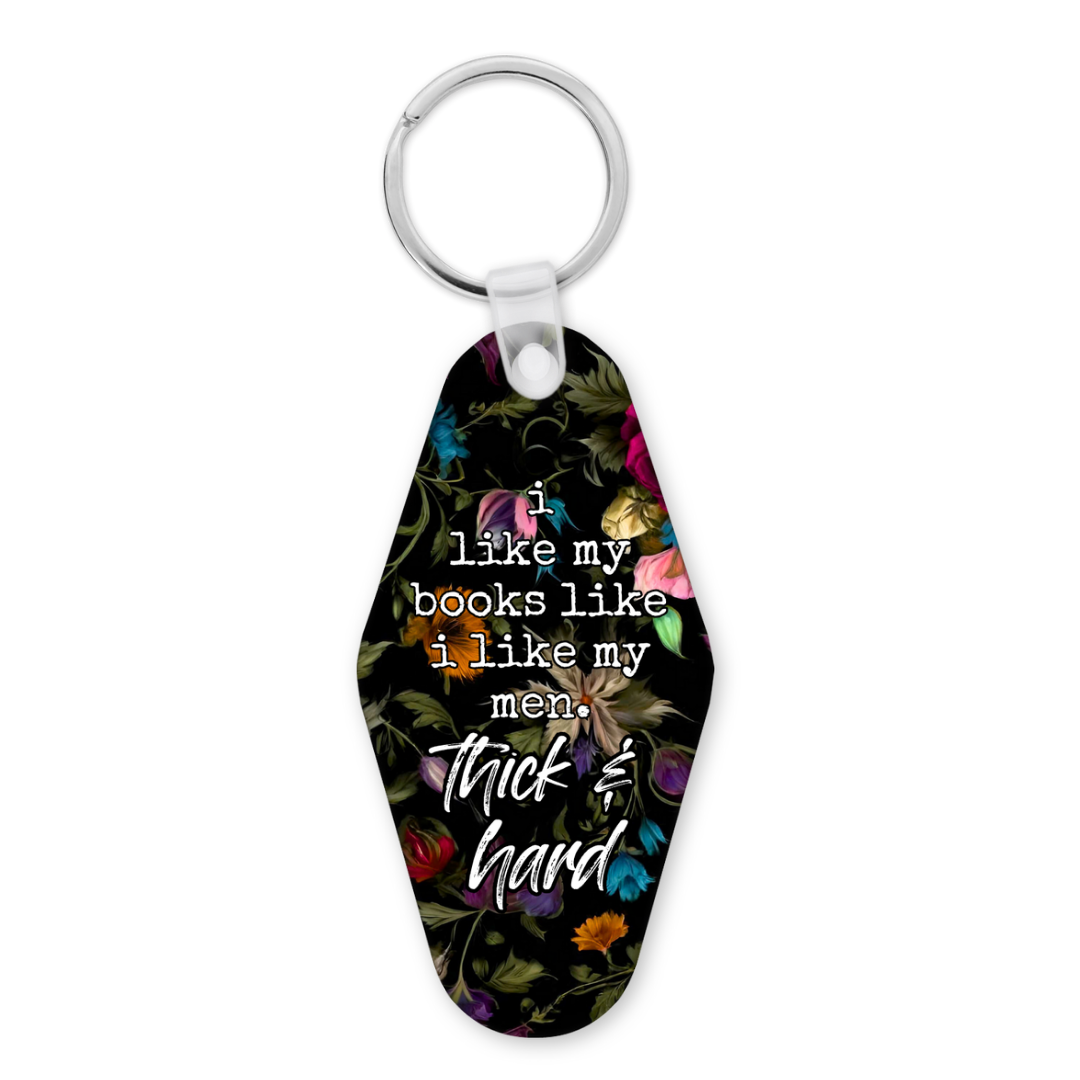 I Like My Books Like I Like My Men | Motel Keyring - The Pretty Things.ca