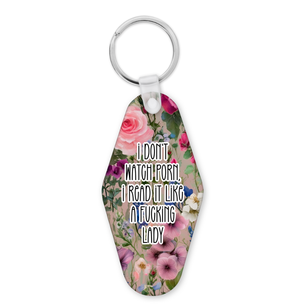 I Don't Watch Porn | Motel Keyring - The Pretty Things.ca
