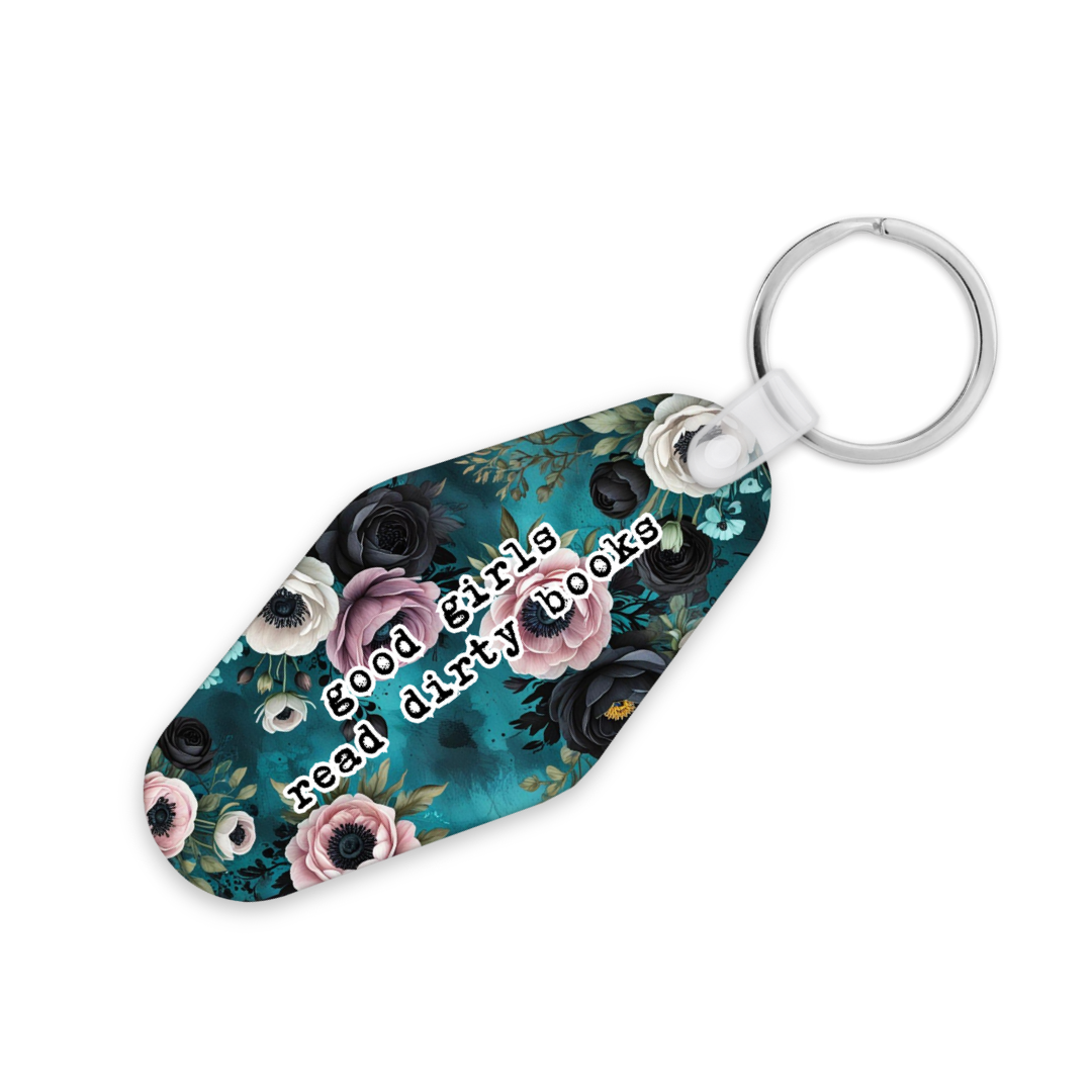 Good Girls Read Dirty Books | Motel Keyring - The Pretty Things.ca