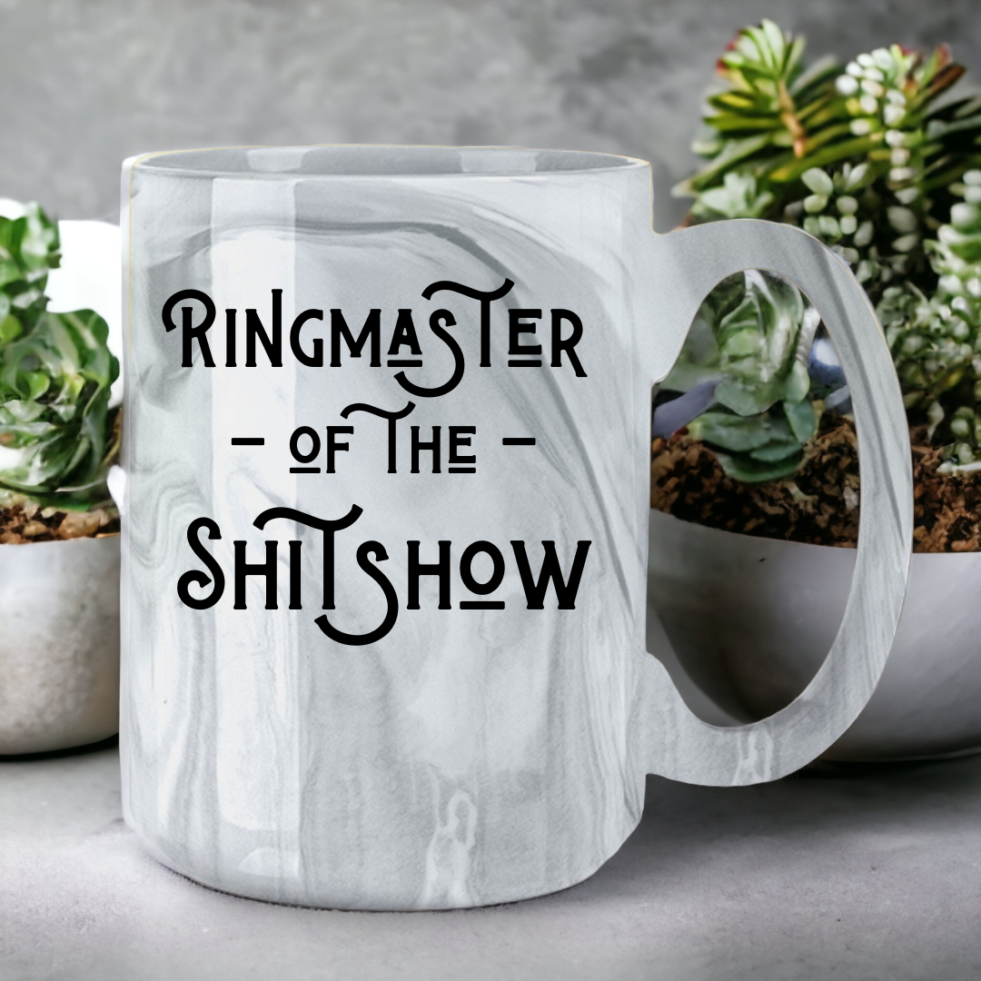 Ringmaster Of The Shitshow | Marble Mug - The Pretty Things.ca