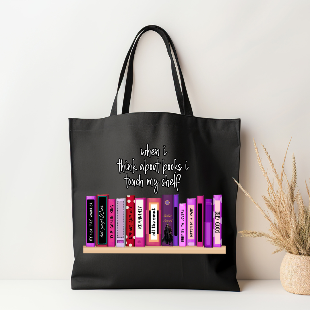 When I Think About Books | Black Tote - The Pretty Things.ca