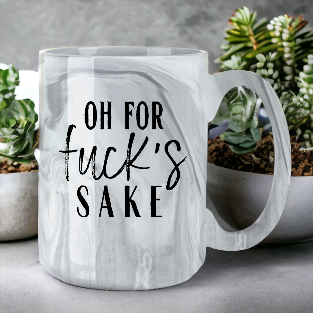Oh For Fuck's Sake | Marble Mug - The Pretty Things.ca