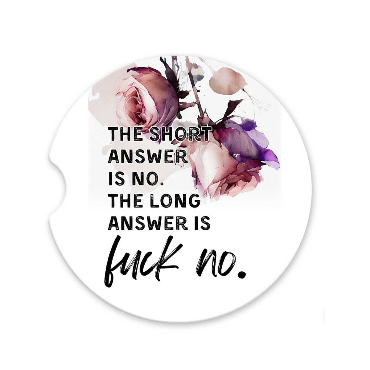 Fuck No | Car Coaster - The Pretty Things.ca
