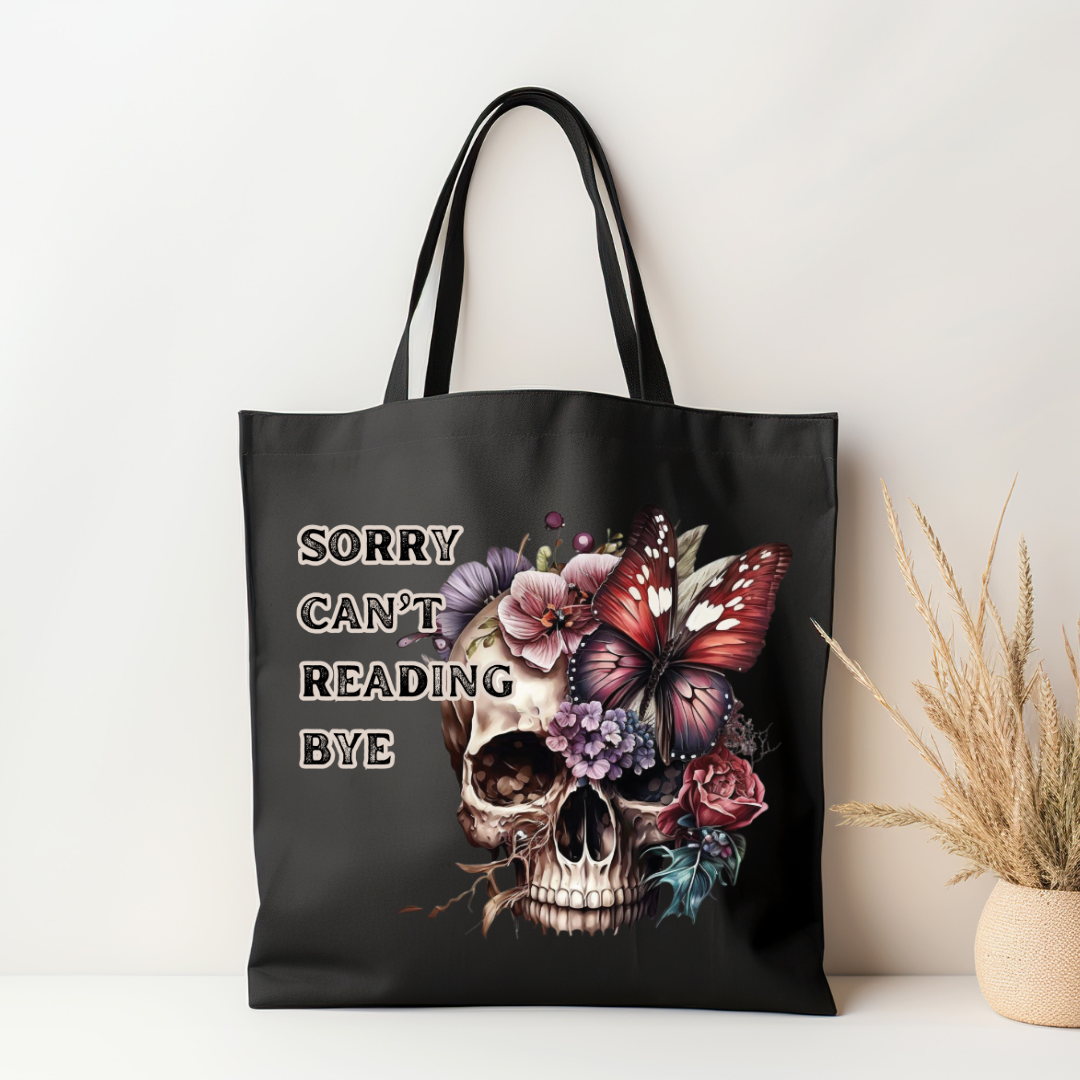 Sorry Can't Reading Bye | Black Tote - The Pretty Things.ca