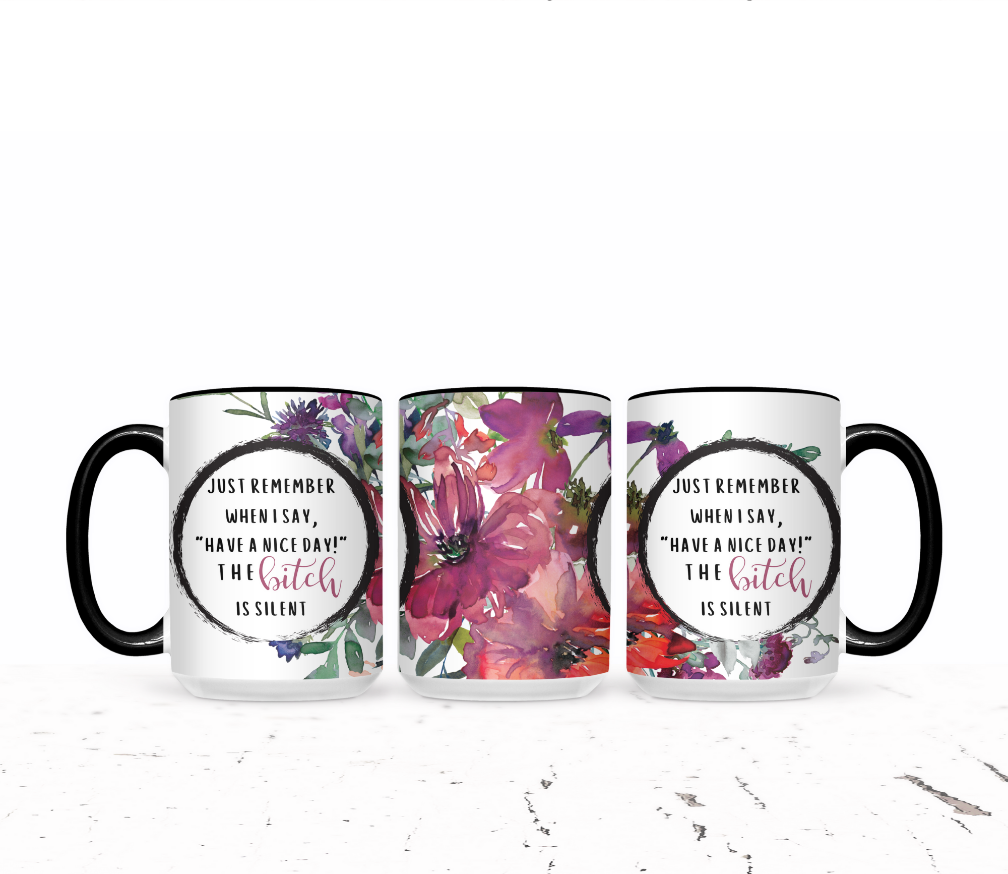 The Bitch Is Silent | Mug - The Pretty Things.ca