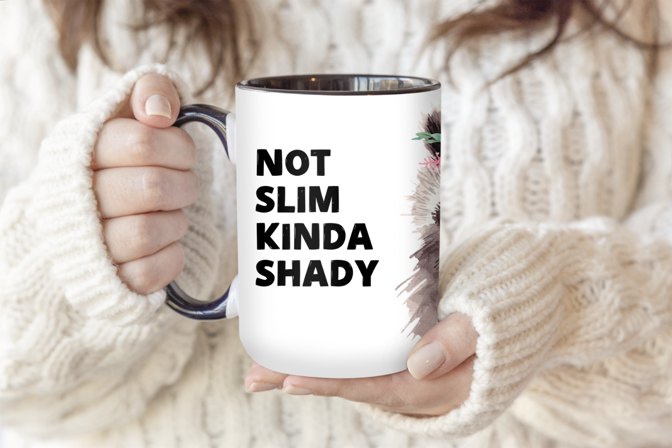 Not Slim, Kinda Shady - Coffee Mug