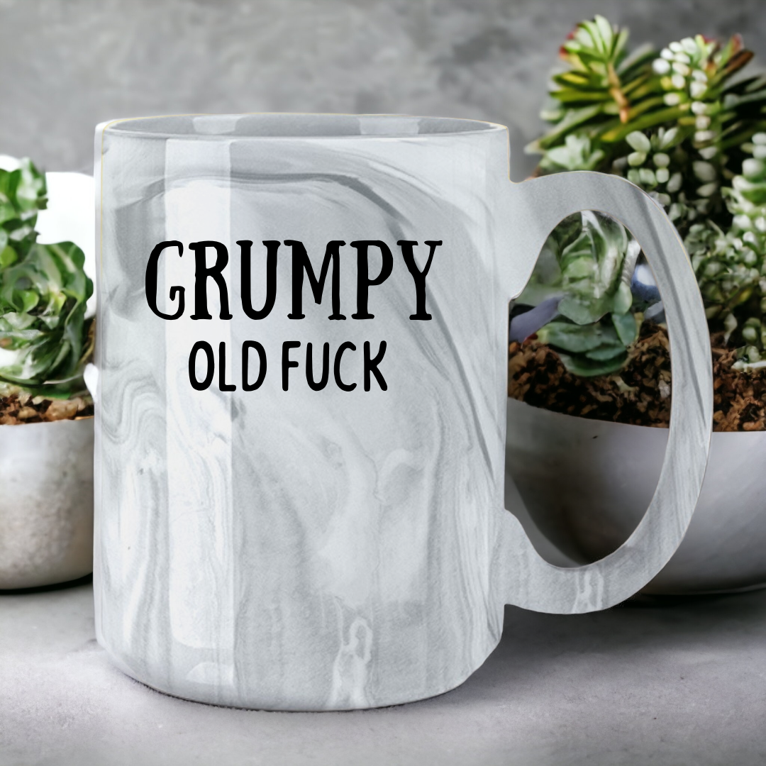 Grumpy Old Fuck | Marble Mug - The Pretty Things.ca