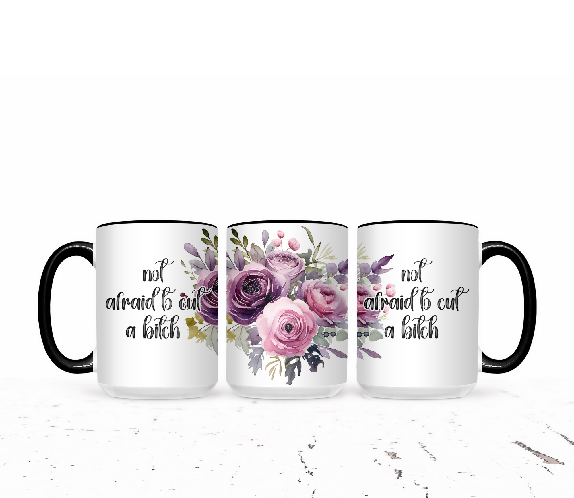 Not Afraid To Cut A Bitch | Mug - The Pretty Things.ca