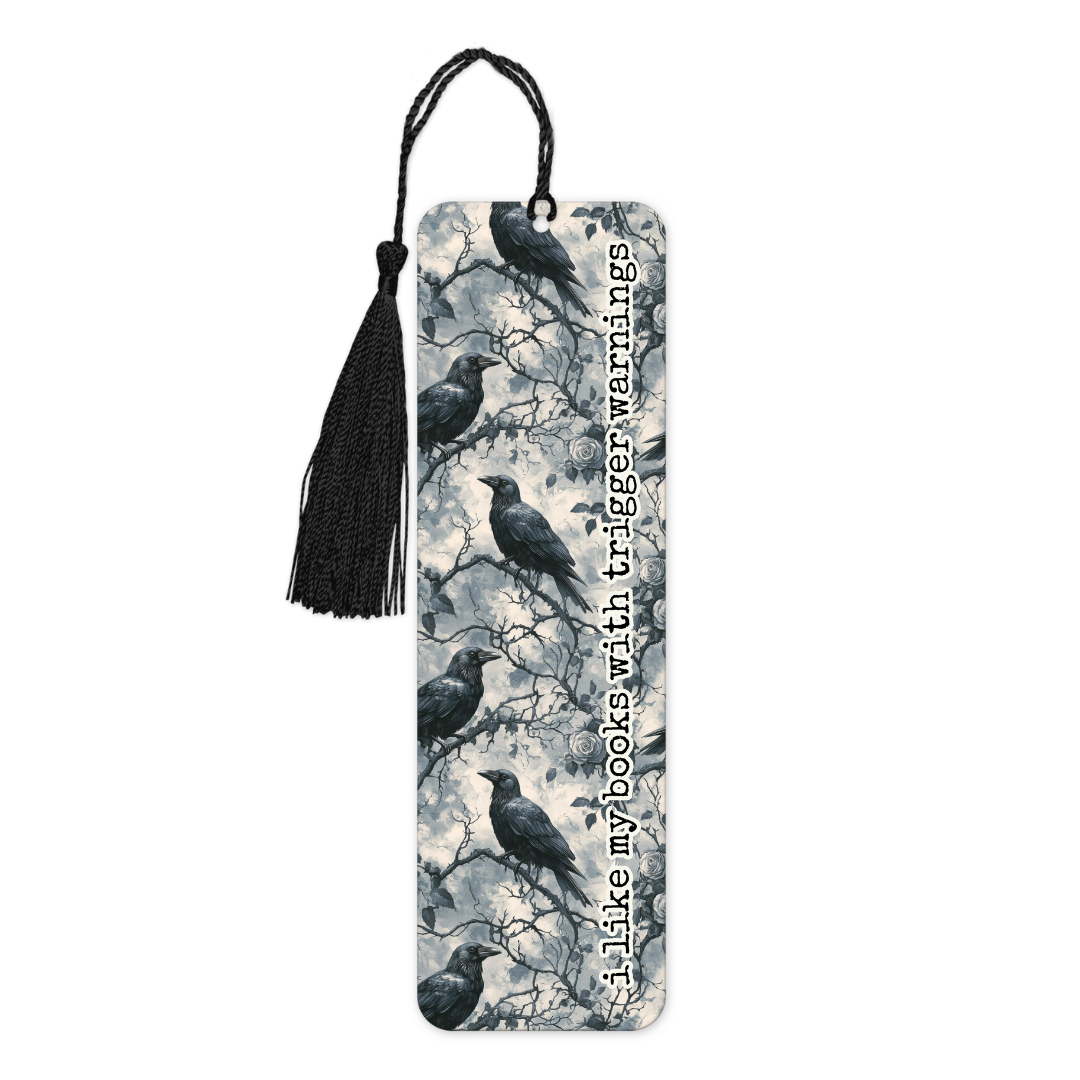 I Like Books With Trigger Warnings | Bookmark - The Pretty Things.ca