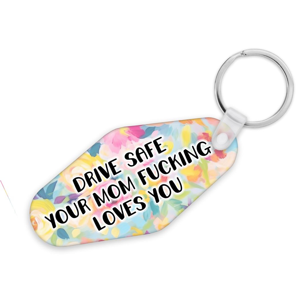 Drive Safe | Motel Keyring - The Pretty Things.ca