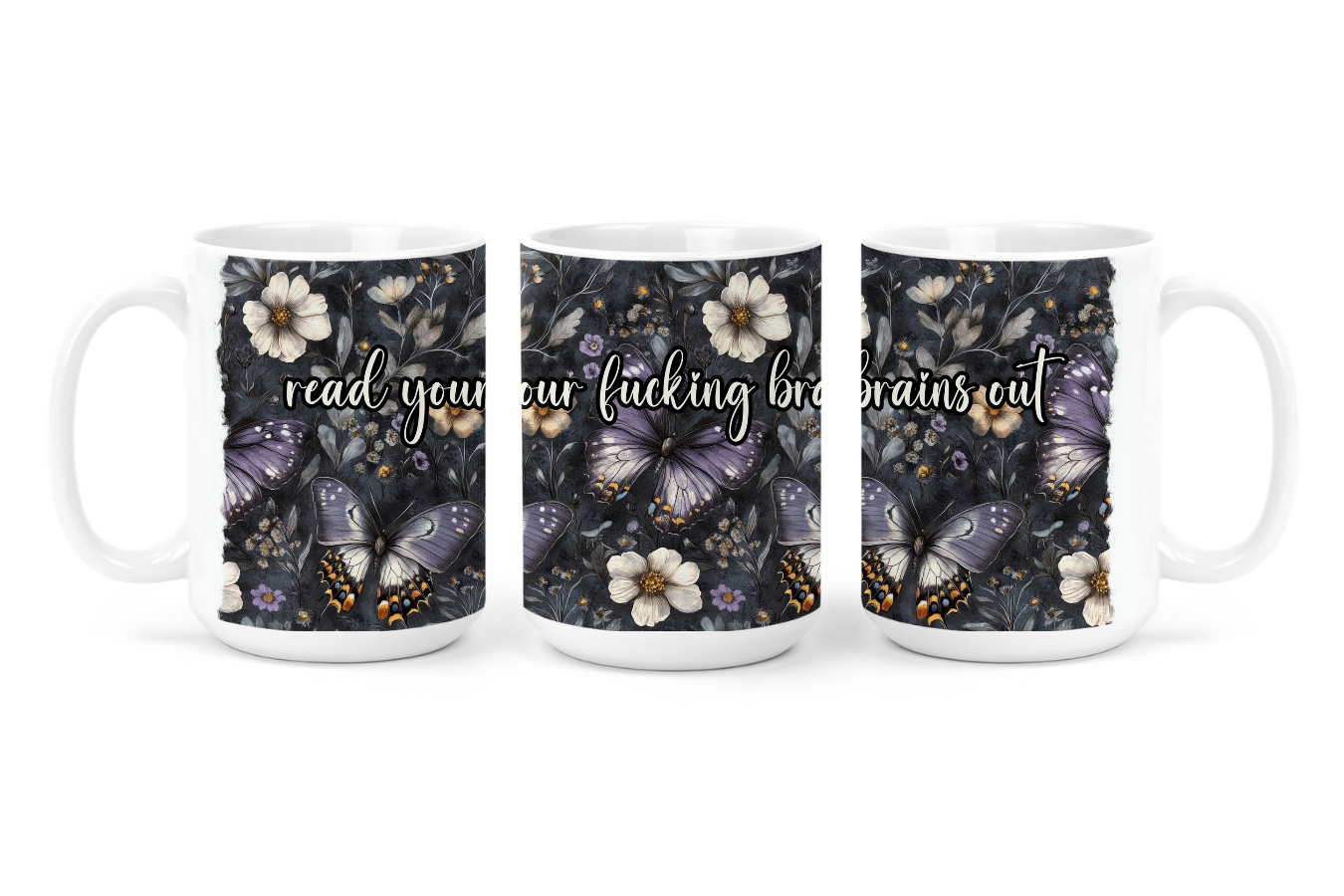Read Your Fucking Brains Out (Dark) | Mug - The Pretty Things.ca