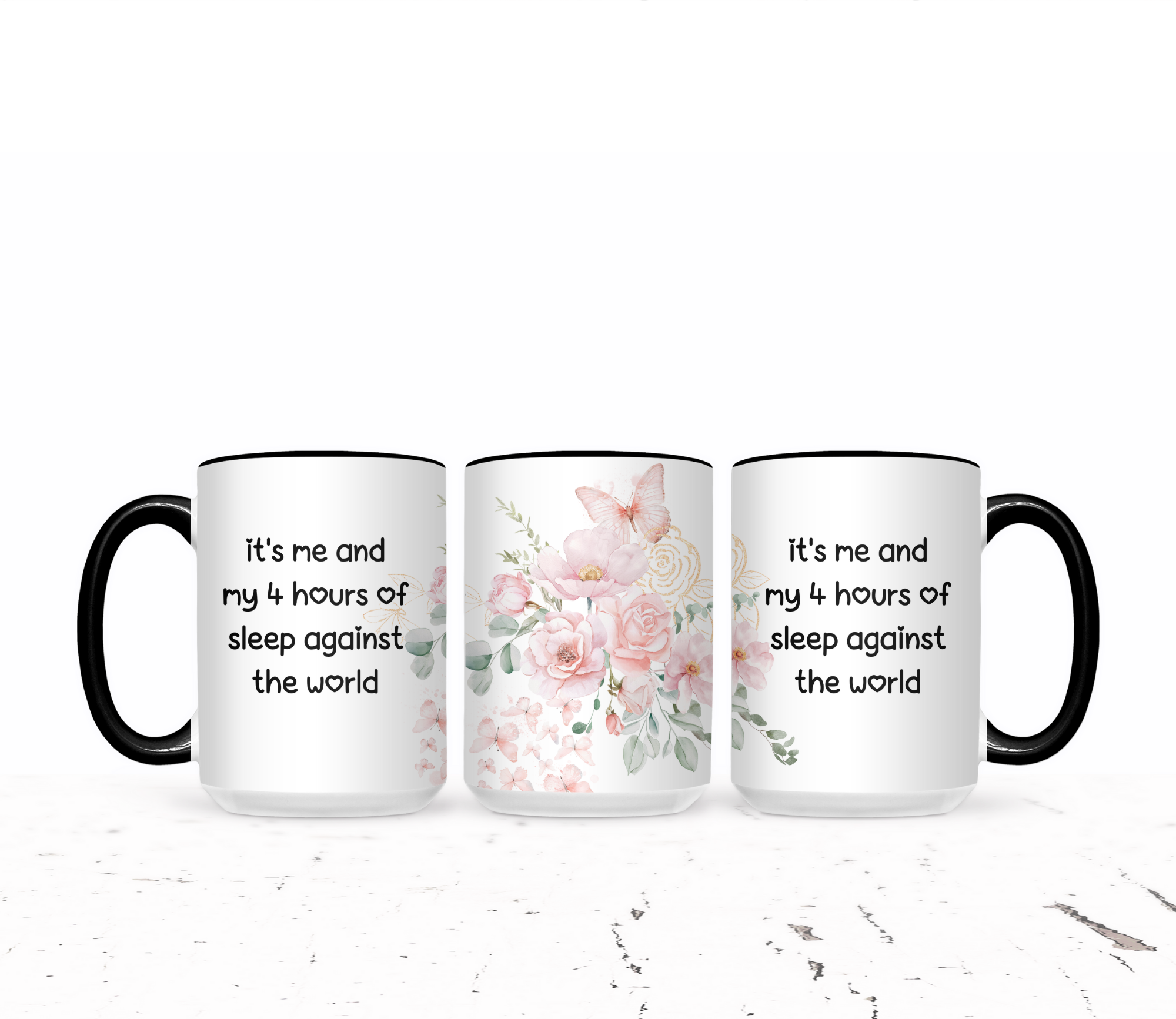 4 Hours Of Sleep | Mug - The Pretty Things.ca