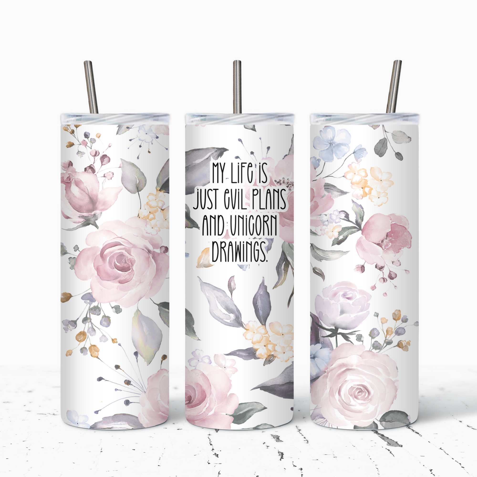 My Life Is Just Evil Plans And Unicorn Drawings - The Pretty Things.ca