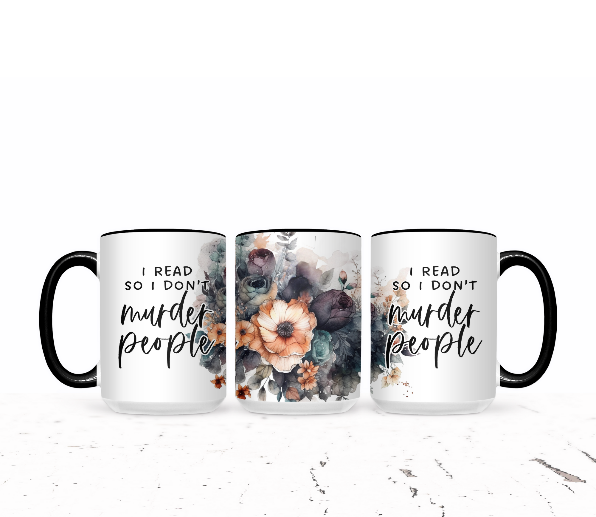 I Read So I Don't Murder People | Mug