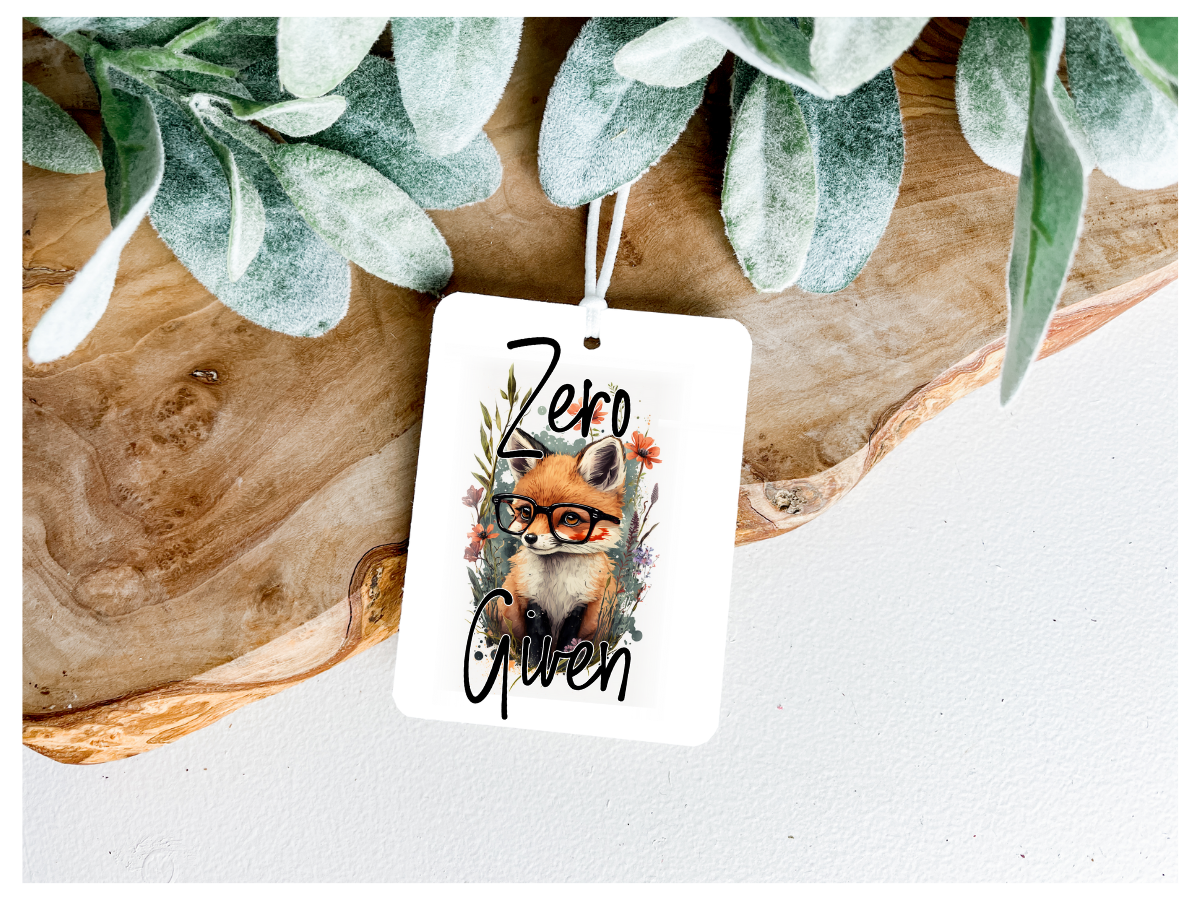 Zero Fox Given | Unscented Air Freshner - The Pretty Things.ca