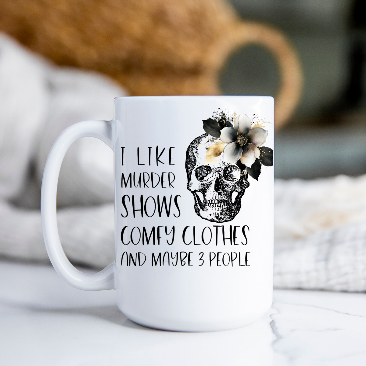 I Like Murder Shows And Comfy Clothes | Mug - The Pretty Things.ca