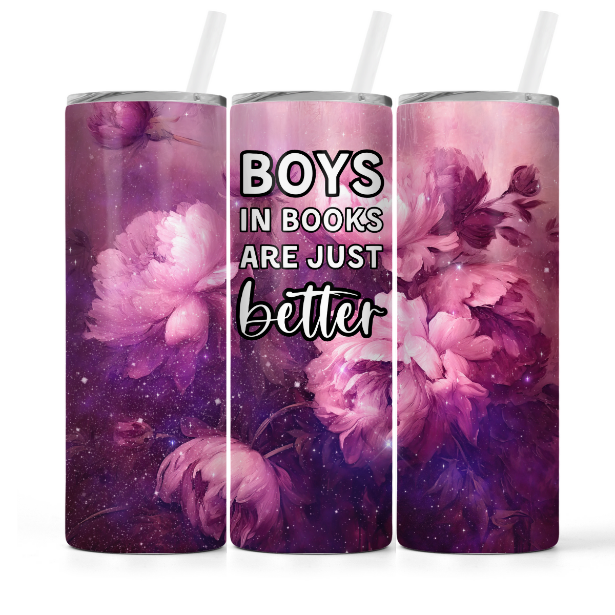 Boys In Books Are Just Better | Book Lovers Tumbler - The Pretty Things.ca
