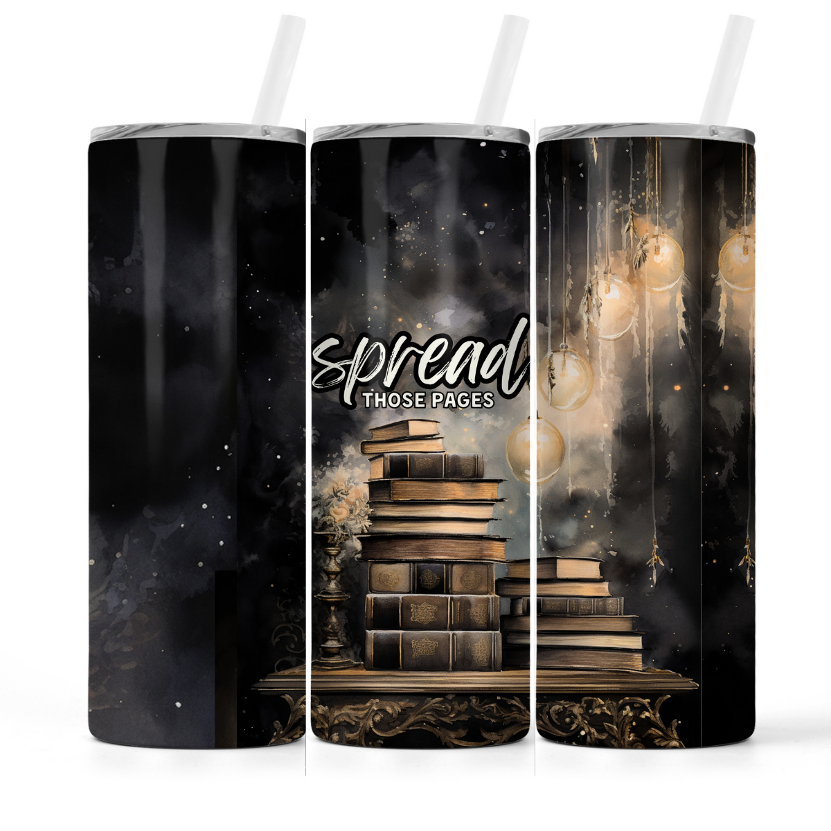 Spread Those Pages | Book Lovers Tumbler - The Pretty Things.ca