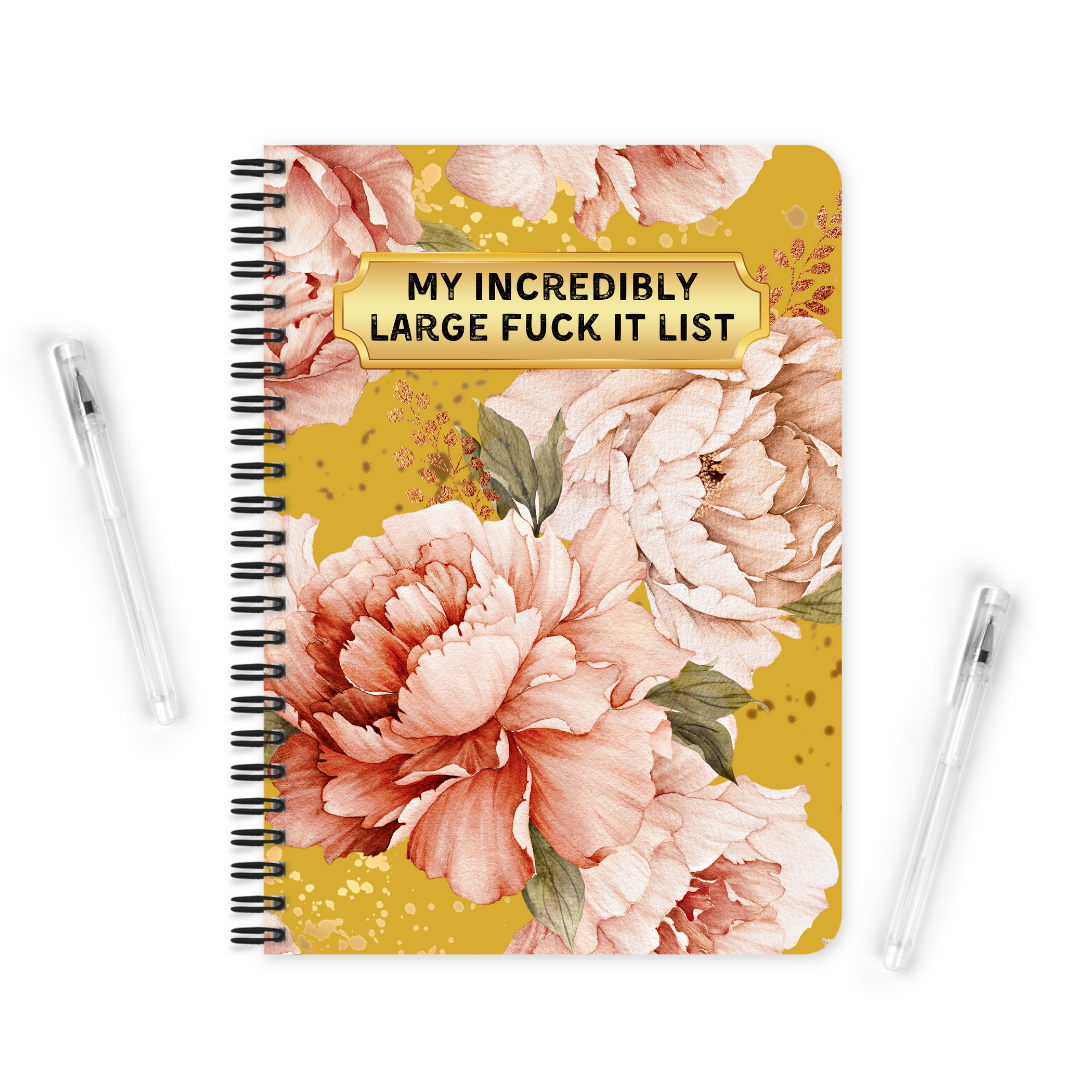 Fuck It List | Notebook - The Pretty Things.ca