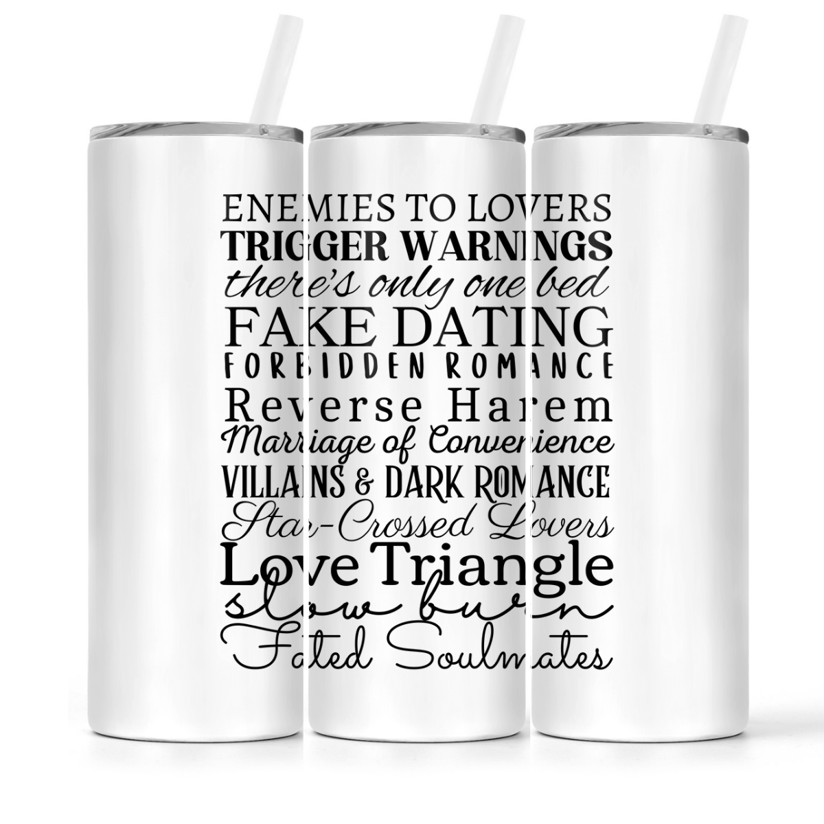 Enemies To Lovers | Book Lovers Tumbler - The Pretty Things.ca