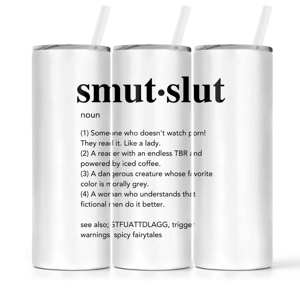 Smut Slut Definition | Book Lovers Tumbler
