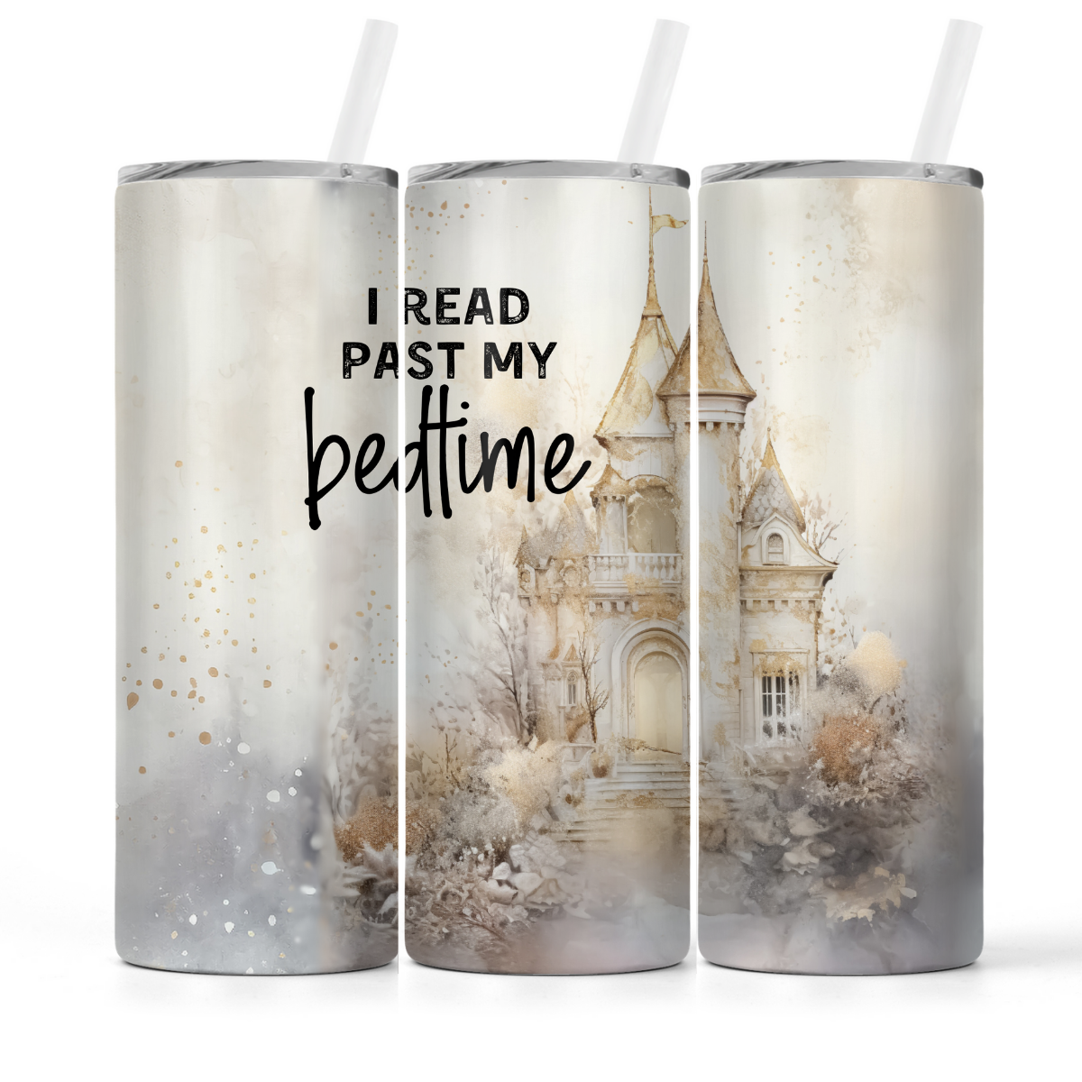 I Read Past My Bedtime | Book Lovers Tumbler - The Pretty Things.ca
