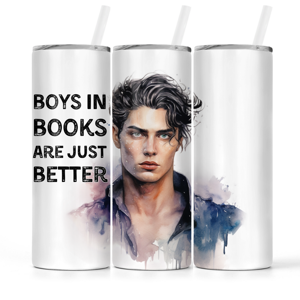 Boys In Books Are Just Better | Book Lovers Tumbler - The Pretty Things.ca