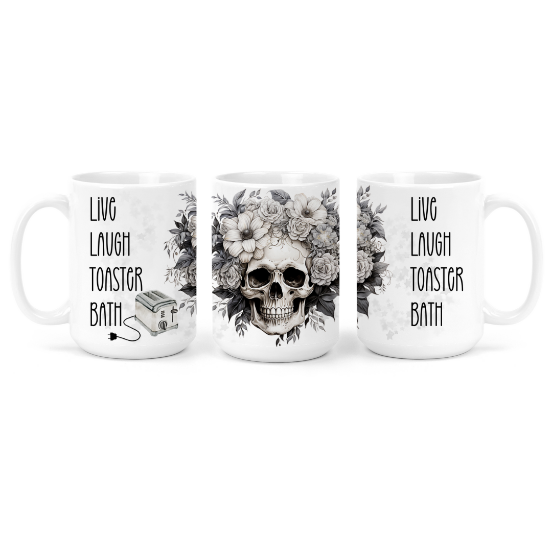 Live Laugh Toaster Bath | Mug - The Pretty Things.ca