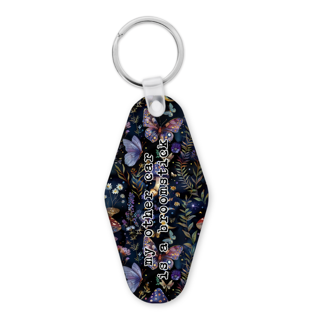 My Other Car Is A Broomstick | Motel Keyring - The Pretty Things.ca