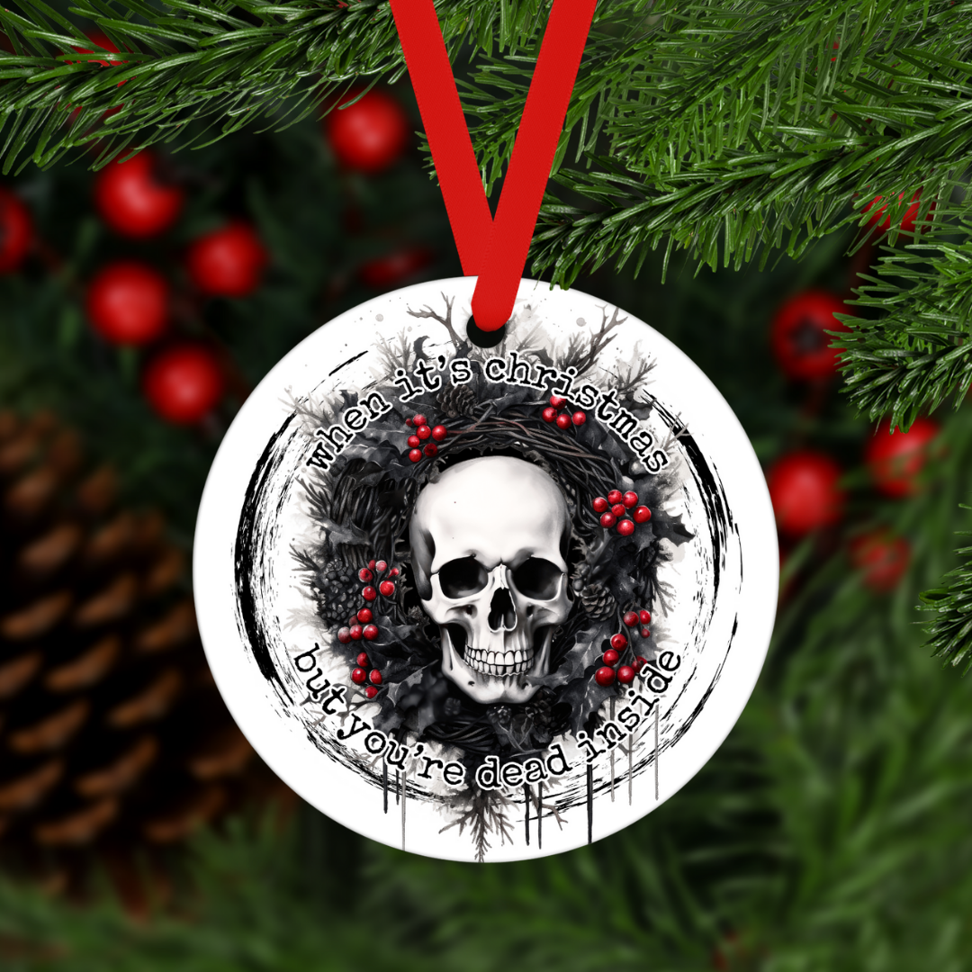 When It's Christmas But You’re Dead Inside | Ornament - The Pretty Things.ca