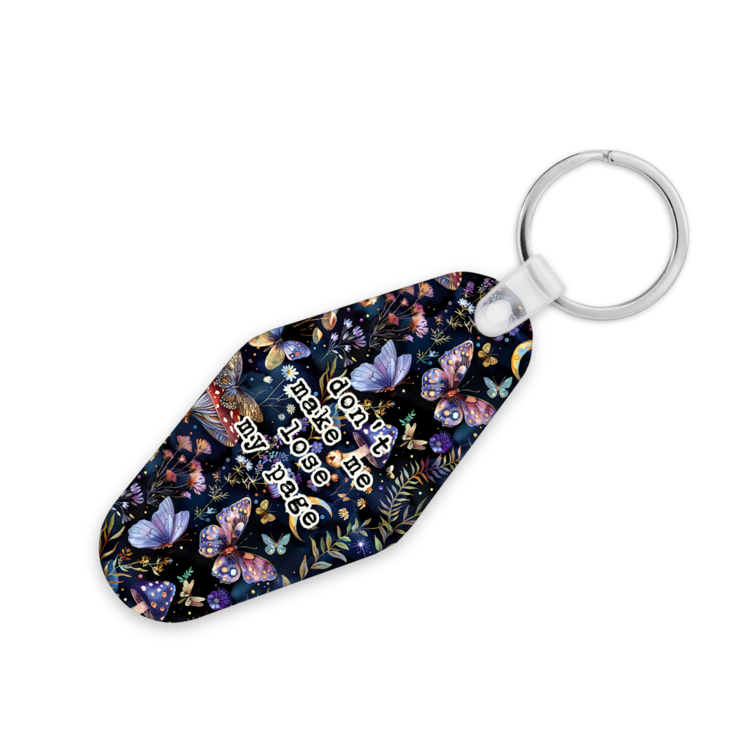 Don't Make Me Lose My Page | Motel Keyring - The Pretty Things.ca