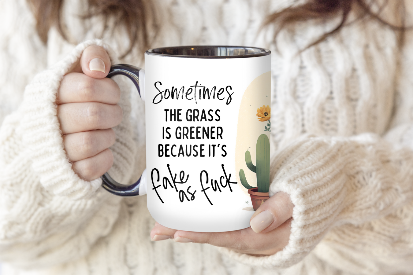 Sometimes The Grass Is Greener Because It's Fake As Fuck | Mug - The Pretty Things.ca